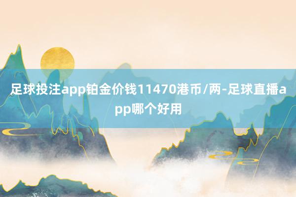 足球投注app铂金价钱11470港币/两-足球直播app哪个好用